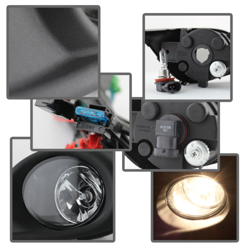 Spyder Nissan Altima 2013-2015 4dr. OEM Fog Lights w/Switch Clear FL-NA13-C 5077813