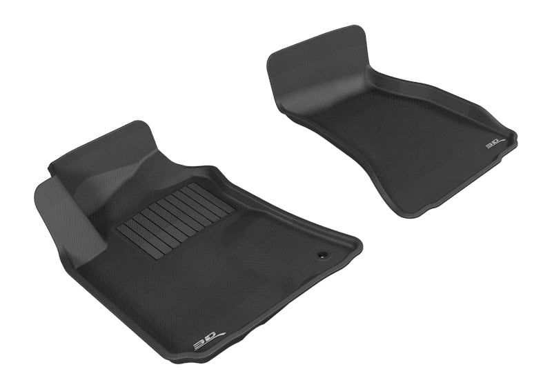 3D MAXpider 2008-2010 Dodge Challenger Kagu 1st Row Floormat - Black L1DG01511509