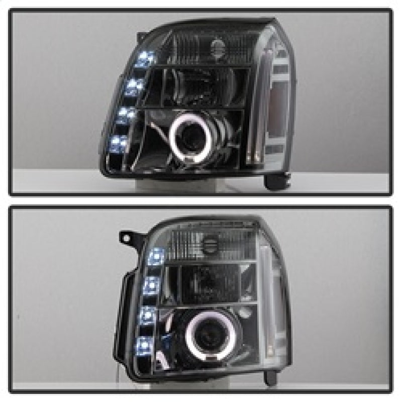 Spyder GMC Yukon 07-14/Yukon Denali 07-14 Projector Headlights LED Halo LED Smke PRO-YD-GY07-HL-SM 5029348