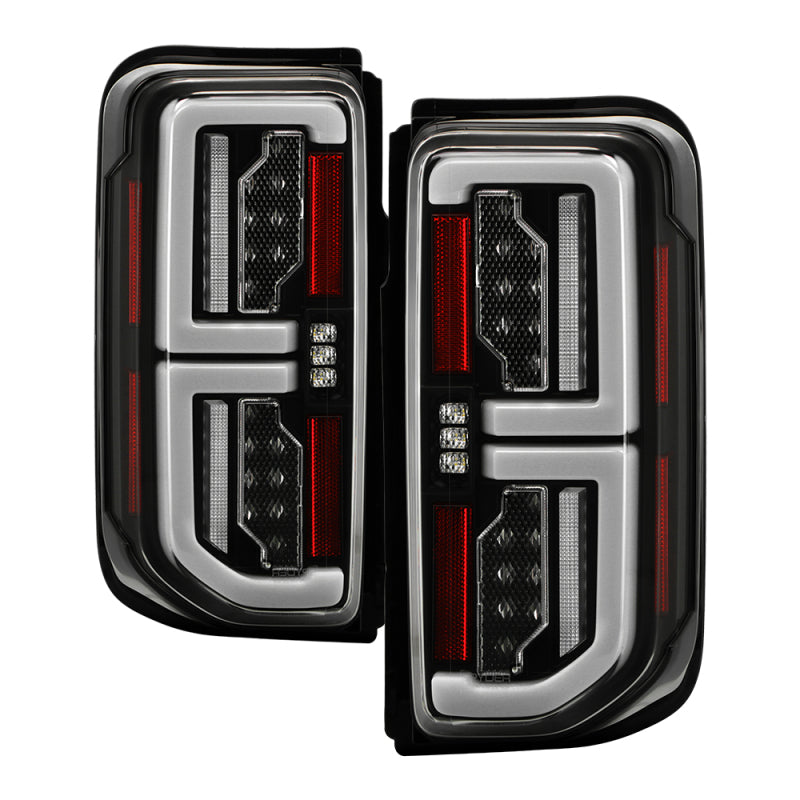 SPYDER 21-23 Ford Bronco (Factory LED Model Only) LED Tail Lights - Black (ALT-YD-FB21LED-LED-BK) 5088765