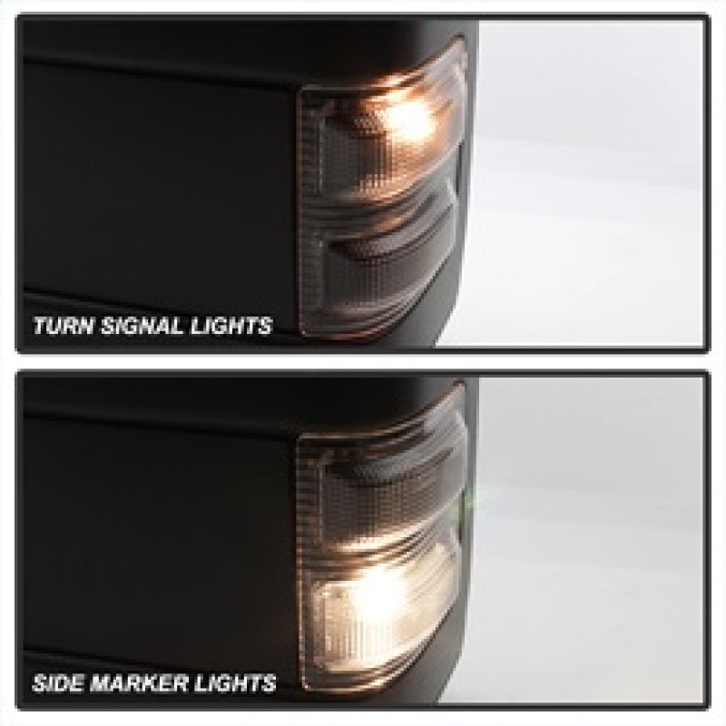 SPYDER xTune Ford SuperDuty 08-15 Extendable Heated Mirrors w/ LED Signal Smoke MIR-FDSD08S-PW-SM-SET 9935831