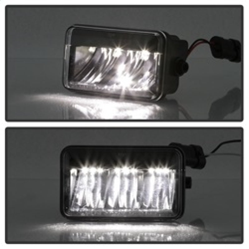 Spyder 15-16 Ford F-150 Fog Light - Black FL-YD-FF15015-LED-BK 5083975
