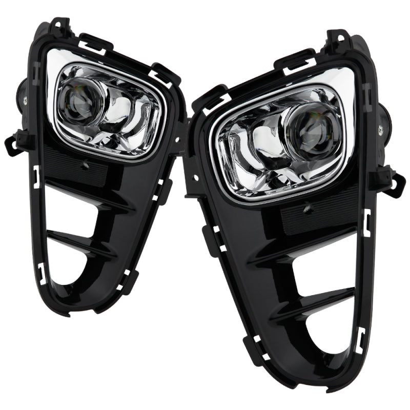 Spyder Kia Picanto 2018-2020 OEM Fog Lights W/Universal Switch - 9006(Included) - Clear 5087058