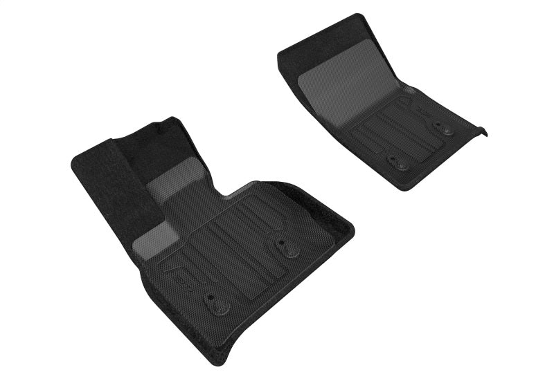 3D MAXpider 19-21 Mercedes-Benz G-Class Elegant Hybrid 1st Row Floormat - Black SLMB10914709