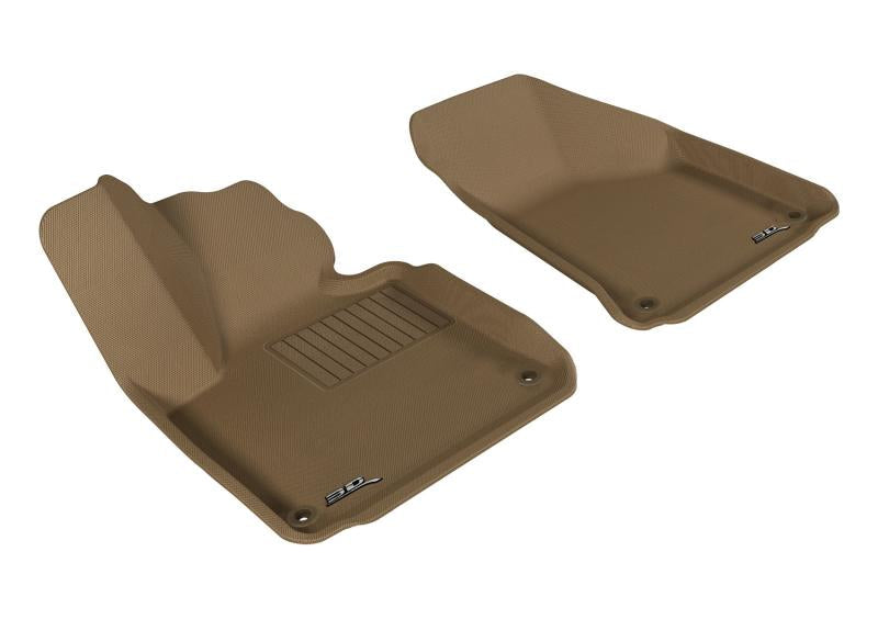 3D MAXpider 2006-2013 Audi A3 Kagu 1st Row Floormat - Tan L1AD00511502