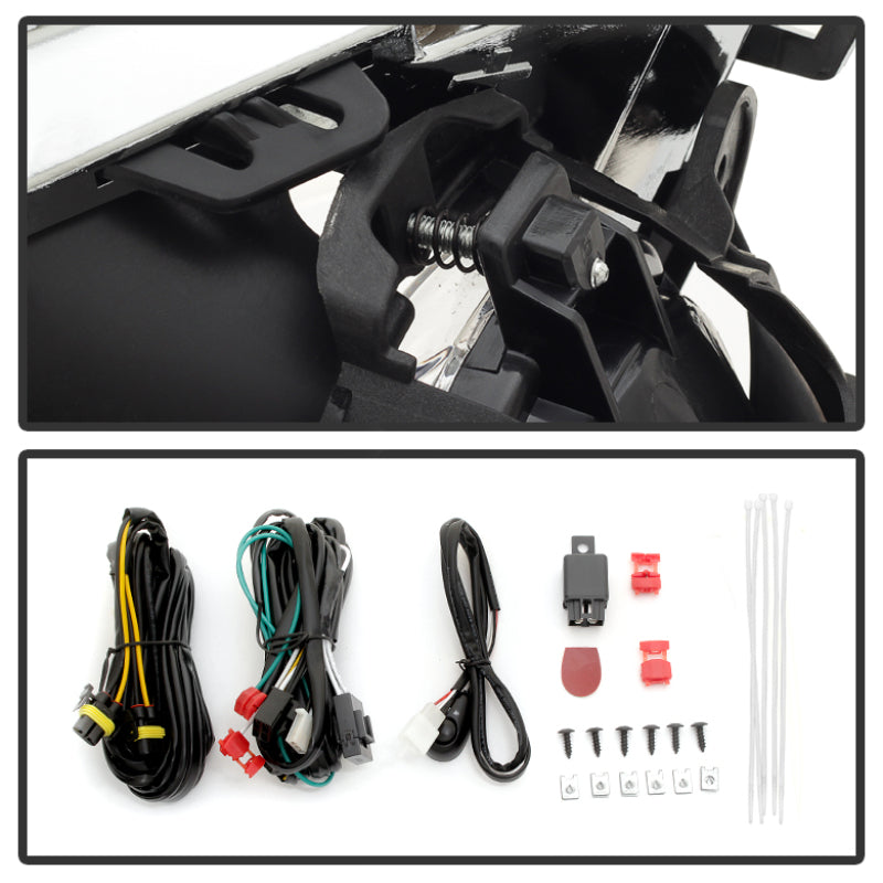 Spyder Chevrolet Trax 2015-2016 OEM Fog Lights W/Cover and Switch Clear FL-CTRAX13-C 9031595