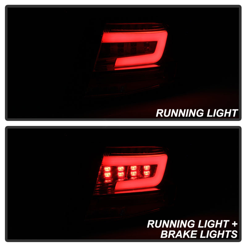 Spyder 08-11 Subaru Impreza WRX 4DR LED Tail Lights - Red Clear ALT-YD-SI084D-LED-RC 5087973