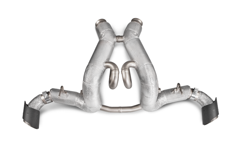 Akrapovic 16-17 McLaren 540C 570S Slip-On Line (Titanium) w/ Carbon Tips S-MC/TI/3