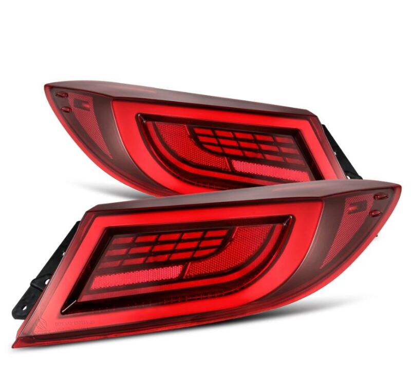 AlphaRex 22-24 Toyota GR86 LUXX LED Taillights Vivid Red 675030 *Discontinued
