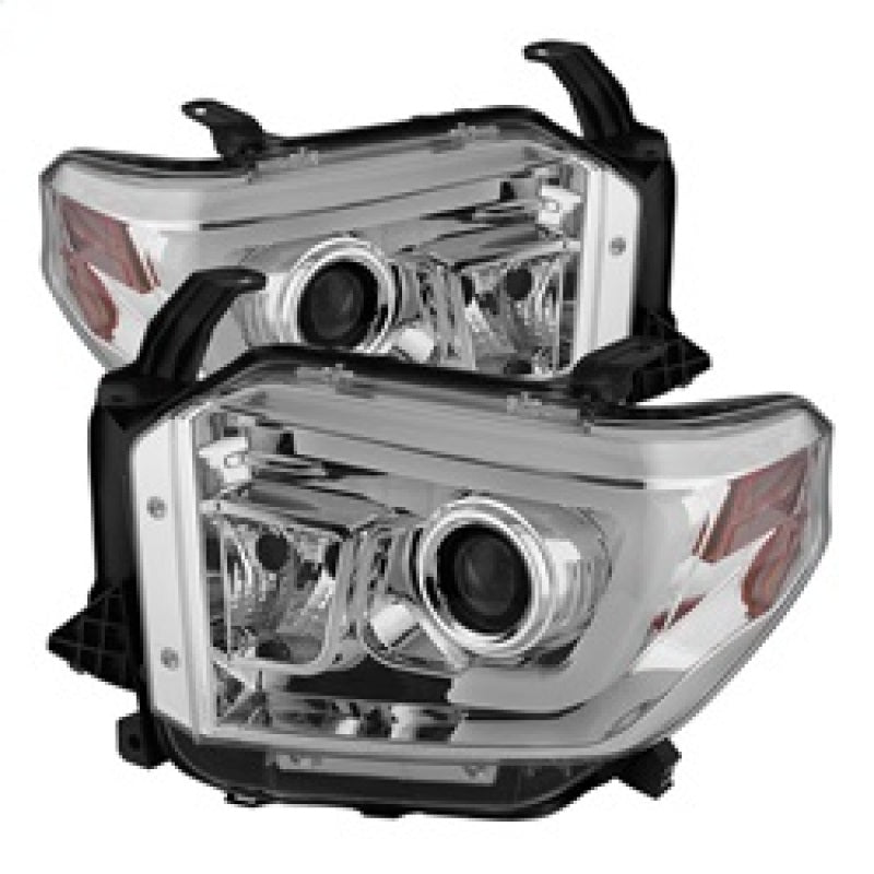 Spyder Toyota Tundra 2014-2016 Projector Headlights Light Bar DRL Chrome PRO-YD-TTU14-DRL-C 5080141