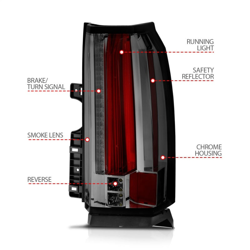 Anzo LED TL Tahoe /Sub Smoke 15-17