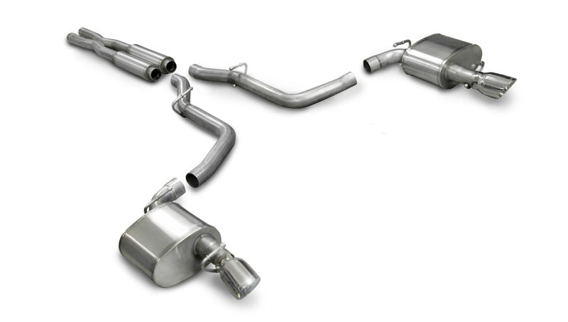 Corsa Performance 05-10 Dodge Charger No Towing Hitch SRT-8 6.1L V8 Polished Xtreme