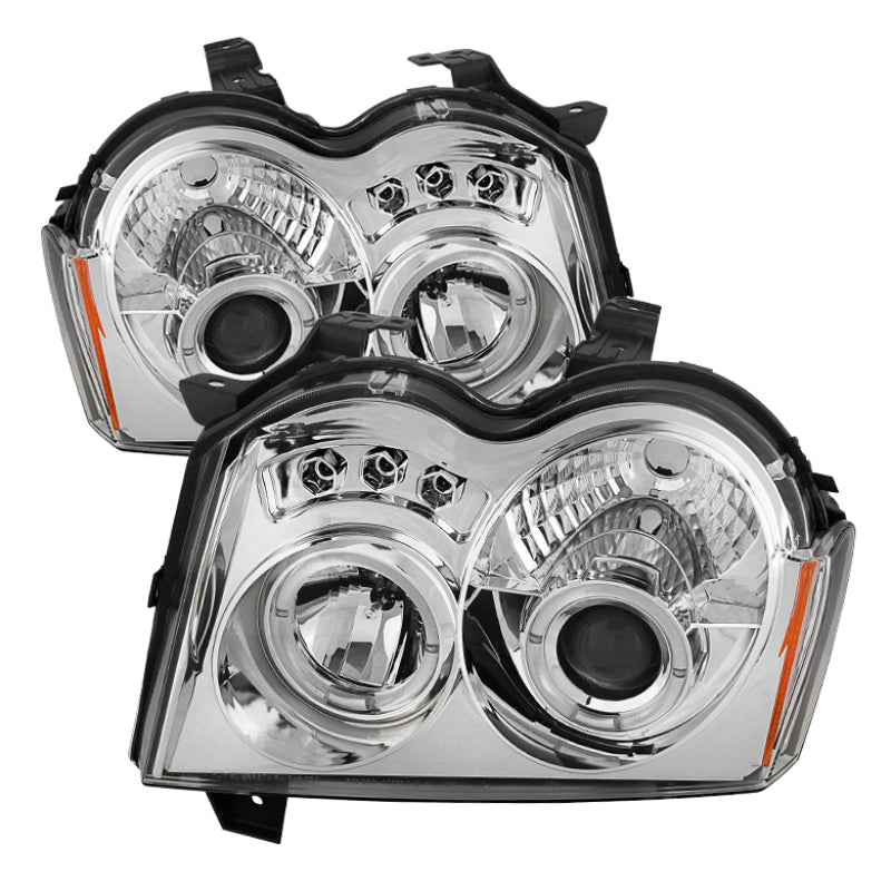 Spyder Jeep Grand Cherokee 05-07 Projector Headlights LED Halo LED Chrm Low 9006 PRO-YD-JGC05-HL-C 5011107