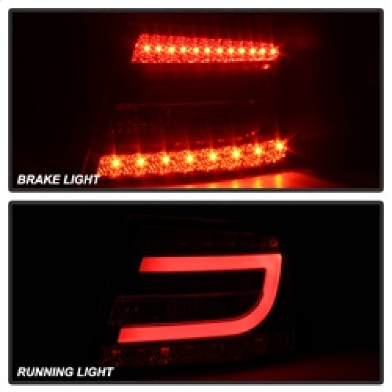 Spyder Audi A6 05-08 4Dr Sedan Only Version 2 Light Bar LED Tail Lights Blk ALT-YD-AA605V2-LBLED-BK 5080769