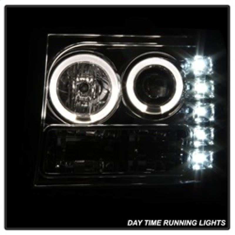Spyder GMC Sierra 1500/2500/3500 07-13 Projector Headlights LED Halo- LED Chrome PRO-YD-GS07-HL-C 5010612