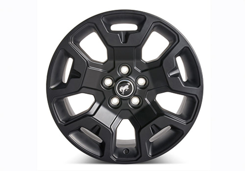 Ford Racing 21-24 Bronco Sport 17x7in Single Wheel - Low Gloss Black M-1007-S17BSB