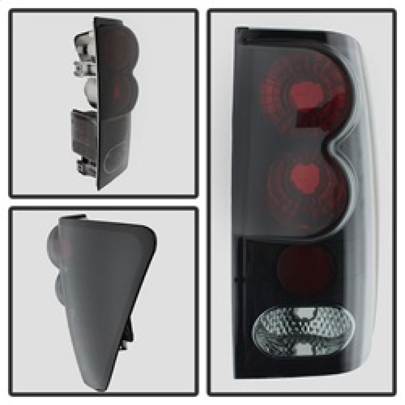 Spyder Nissan Titan 04-14 Euro Style Tail Lights Black Smoke ALT-YD-NTI04-BSM 5078223
