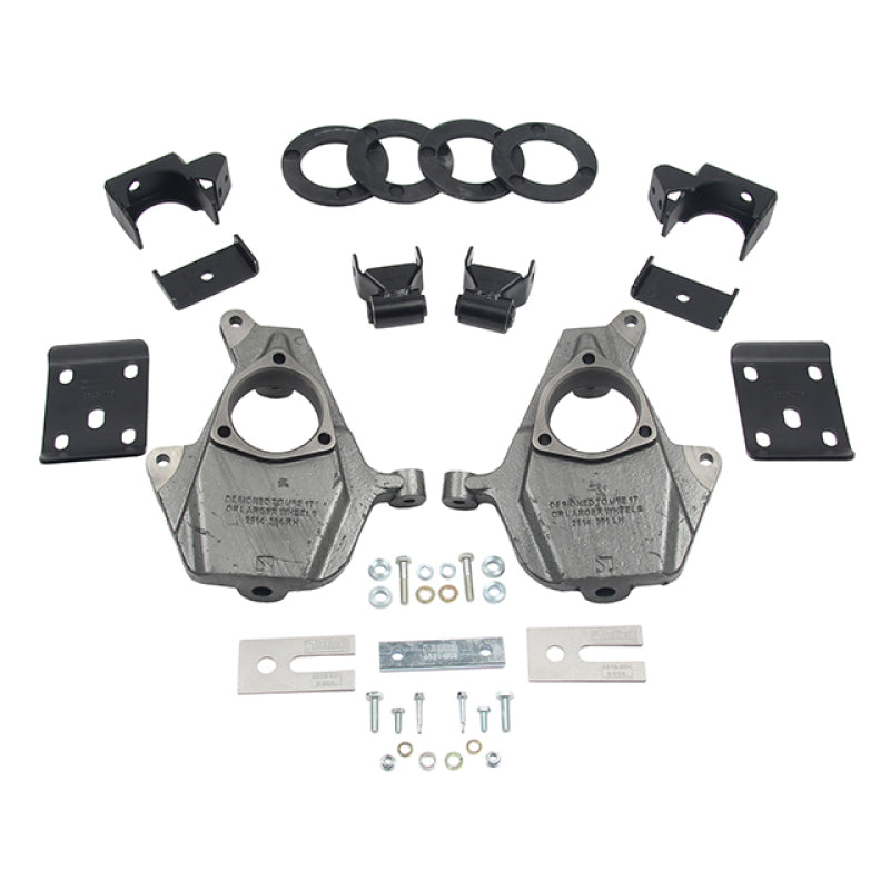 Belltech LOWERING KIT 16.5-17 Chevy Silverado Crew Cab 2WD 3-4F / 7R 1016
