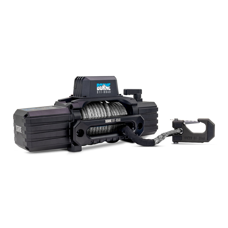 Borne Off-Road 12K Winch - Grey Synthetic Rope BNWN-12-SGR