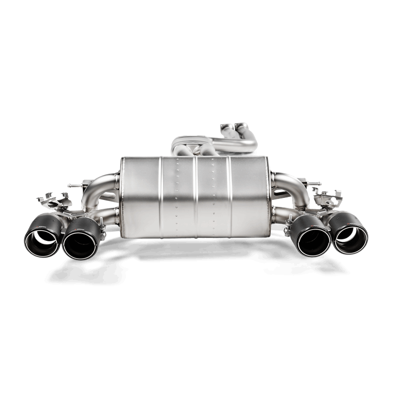 Akrapovic 2018+ BMW M2 Competition/M2 CS (F87N) Slip-On Line (Titanium) w/Carbon Fiber Tips S-BM/T/3H