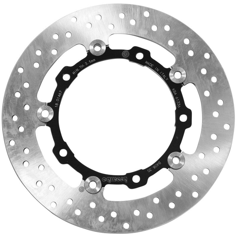 Brembo OE 13-14 Yamaha YP R XMAX 400cc 267x4mm Brake Disc - Front Floating 78B40835