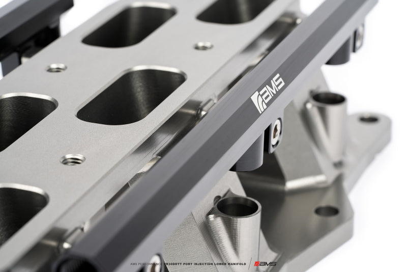 AMS Performance 2023+ Nissan Z Port Injection Lower Manifold - Gunmetal AMS.47.08.0001-2