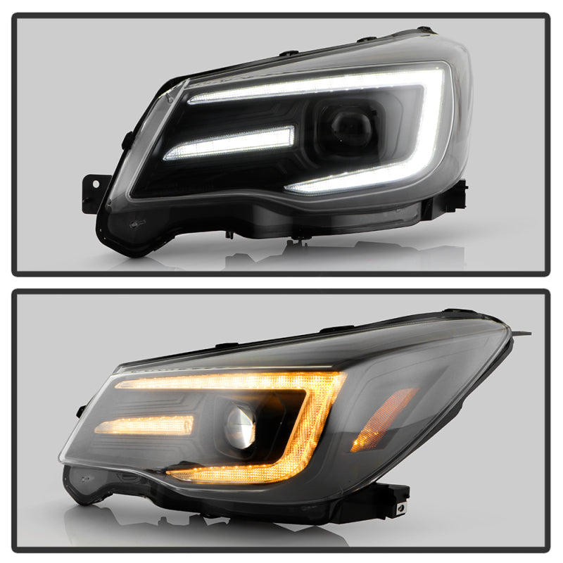 SPYDER Signature Subaru Forester 14-16 Halogen Model Only Headlights (PRO-YD-SUFO14SI-BK) 5088444