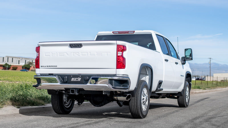 Borla 20-22 Chevrolet/GMC Silverado/Sierra 6.6L T-304 SS Cat-Back S-Type Exhaust - Brushed 140833