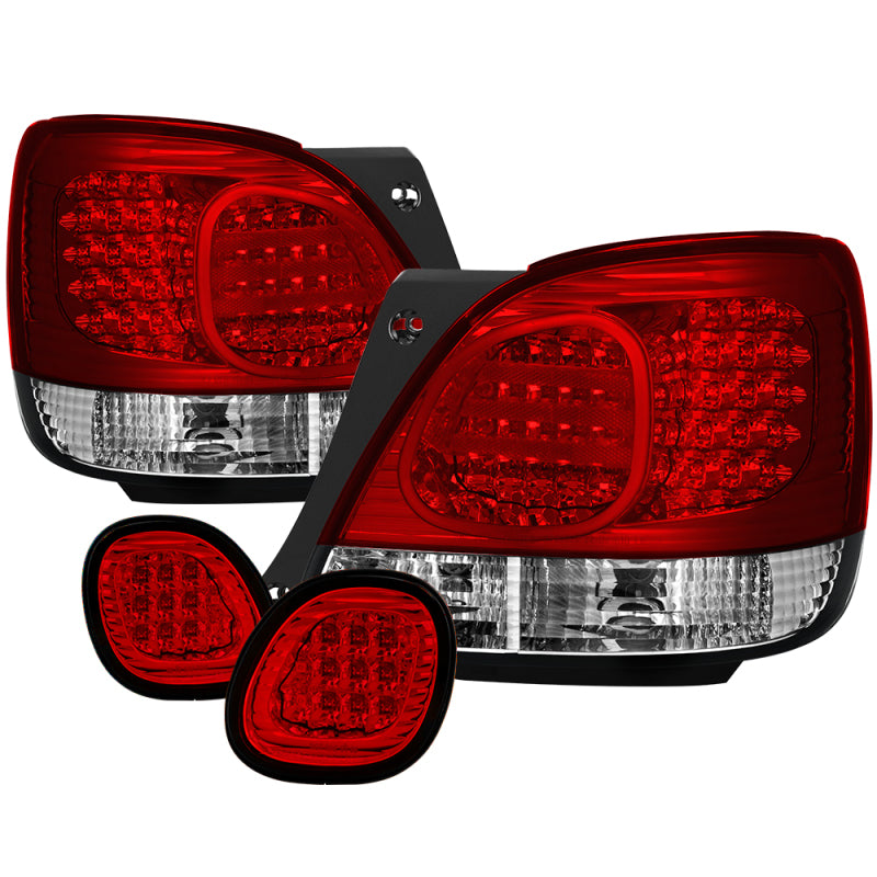 Spyder Lexus GS 300/400 98-05 LED Tail Lights Red Clear ALT-YD-LGS98-LED-RC 5005731
