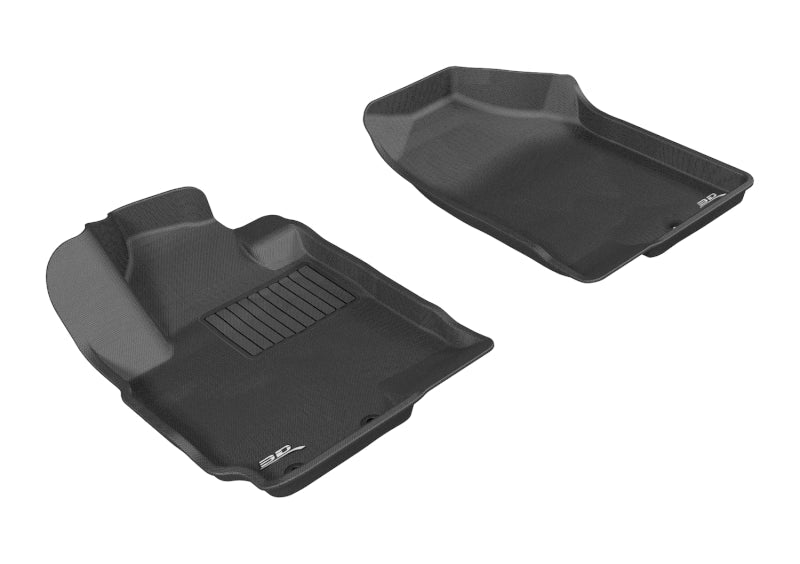 3D MAXpider 2010-2013 Kia Soul Kagu 1st Row Floormat - Black L1KA00811509