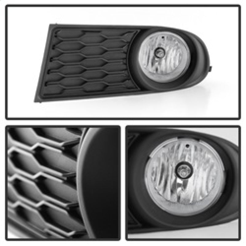 Spyder Dodge Journey 2011-2014 OEM Fog Light W/Universal Switch- Clear FL-DJ2011-C 5080448