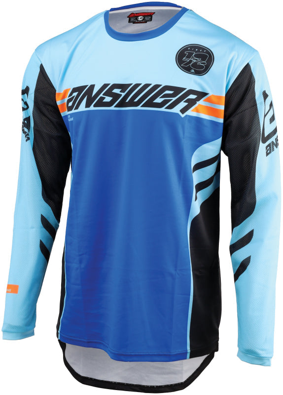 Answer 24 Arkon Nitrus Jersey Blue/Black/Hyper Orange - XS 442472