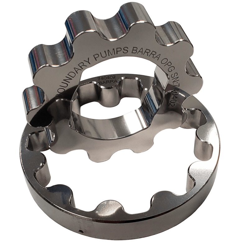 Boundary 12-16 Ford Barra XR6 MartenWear Treated Billet Oil Pump Gears BA-OPG-M