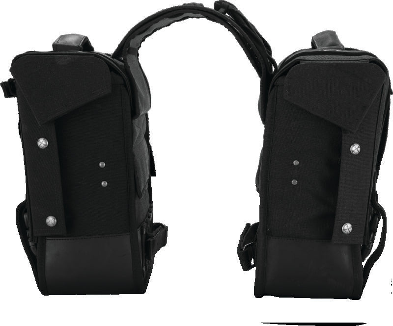 Burly Brand Throw Over Saddlebag - Black B15-1002B