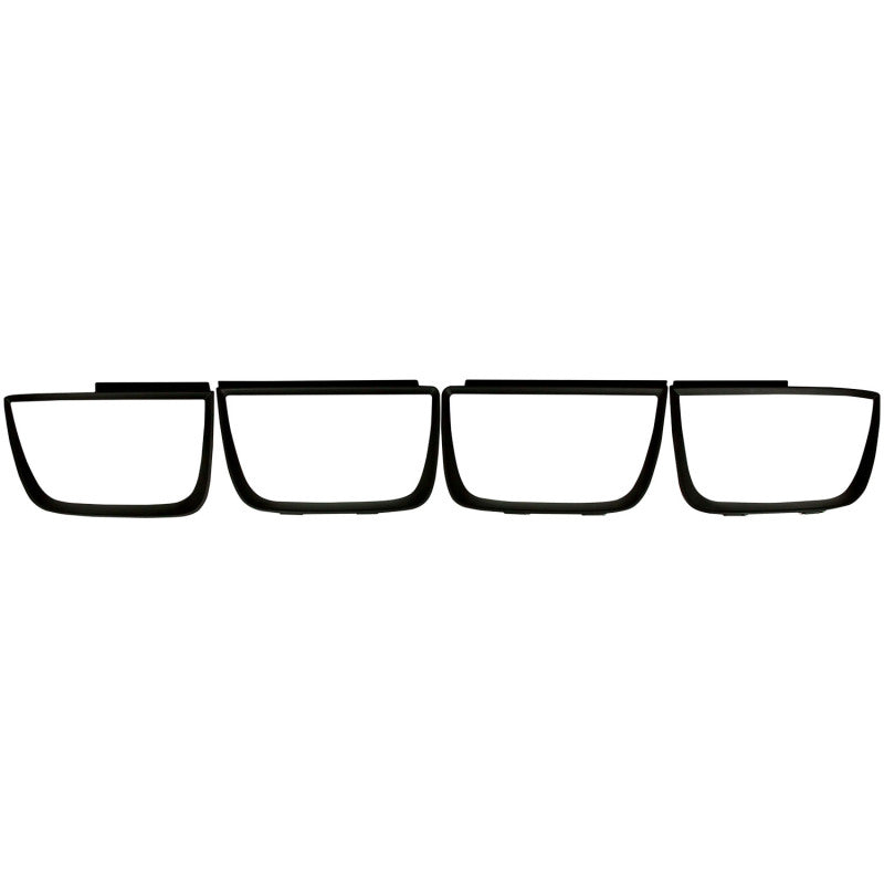 Anzo Taillight Bezels 2010-2013 Chevrolet Camaro Taillight Bezels- 4pc Flat