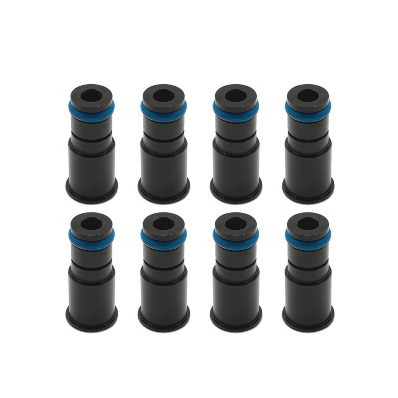 BLOX Racing 14mm Adapter Top (1in) w/Viton O-Ring & Retaining Clip (Set of 8) BXEF-AT-14L-8