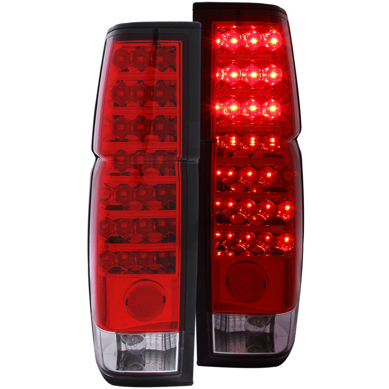 Anzo 1986-1997 Nissan Hardbody LED Tail lights Red/Clear