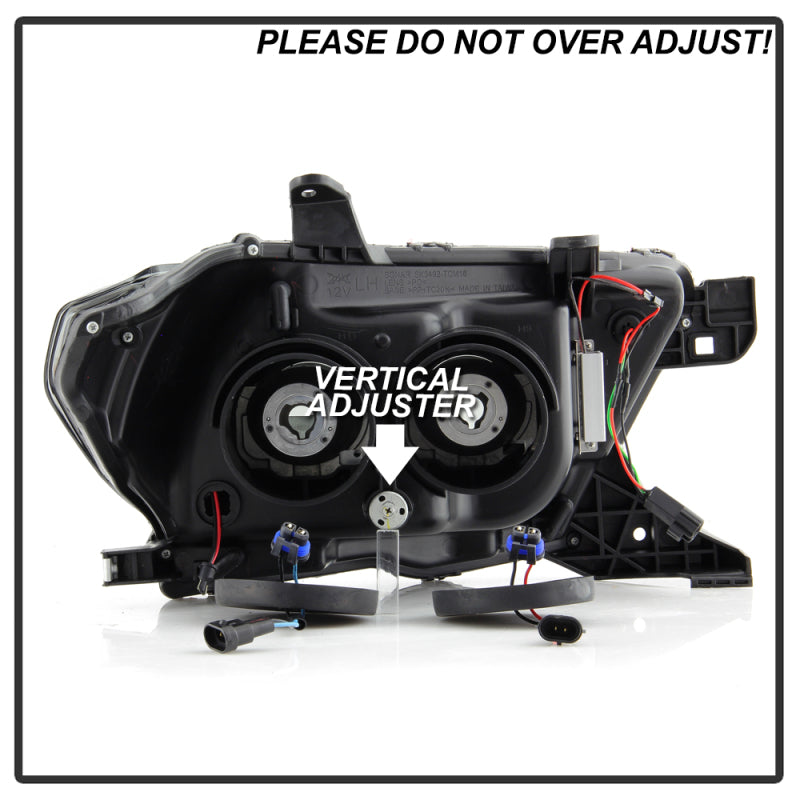 Spyder Toyota Tacoma 16-18 (SR5 Model Only) Projector Headlights Black Smoke PRO-YD-TT16-LB-BSM 5087546
