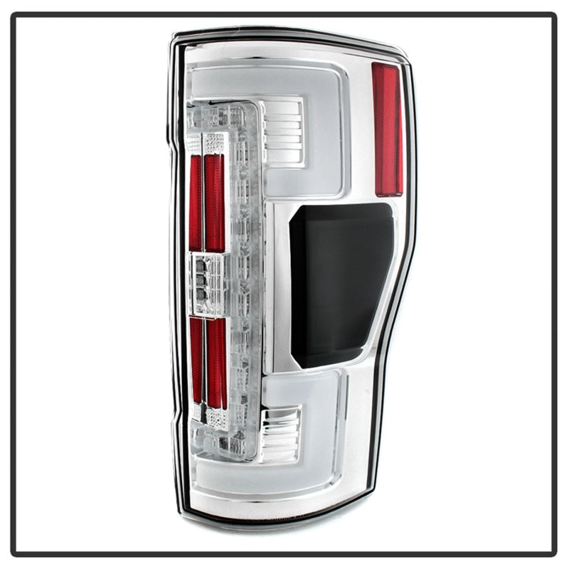 Spyder 17-18 Ford F-250 SD (w/Blind Spot Sensor) LED Tail Lights - Chrm (ALT-YD-FS17BS-LED-C) 5085641