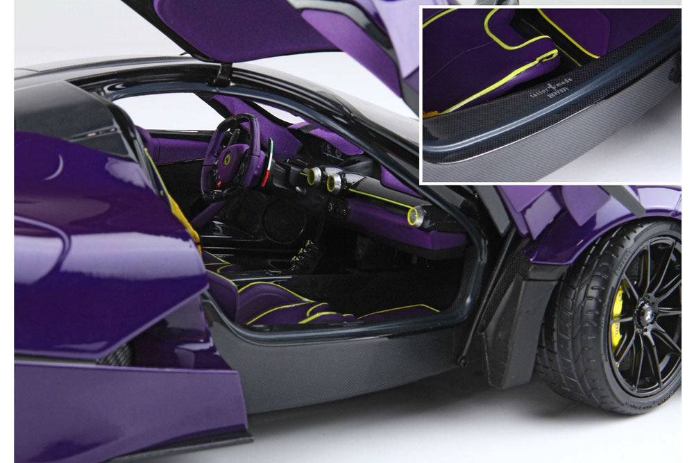 BBR 2012 Ferrari LaFerrari Purple Dubai Viola Vio 1:18