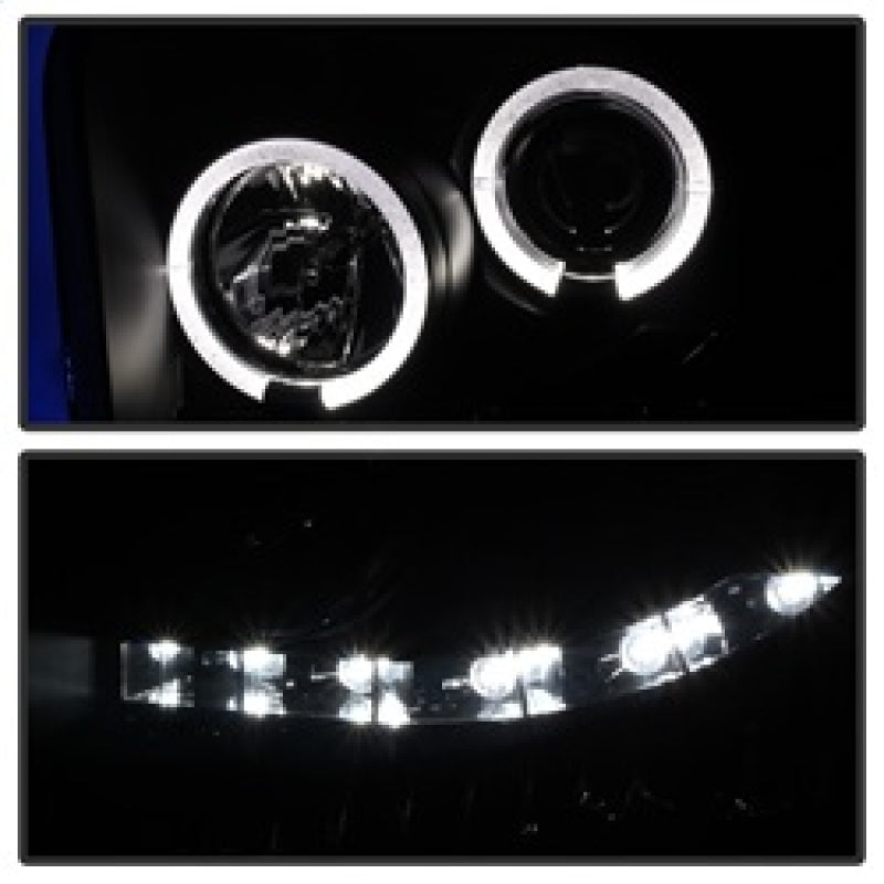 Spyder Ford F250/350 05-07 Projector Headlights LED Halo LED Blk Smke PRO-YD-FS05-HL-BSM 5078483