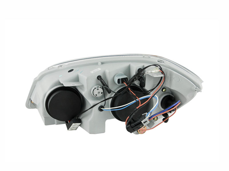 Anzo 2005-2010 Chevrolet Cobalt Projector Headlights w/ Halo Black w/ LED