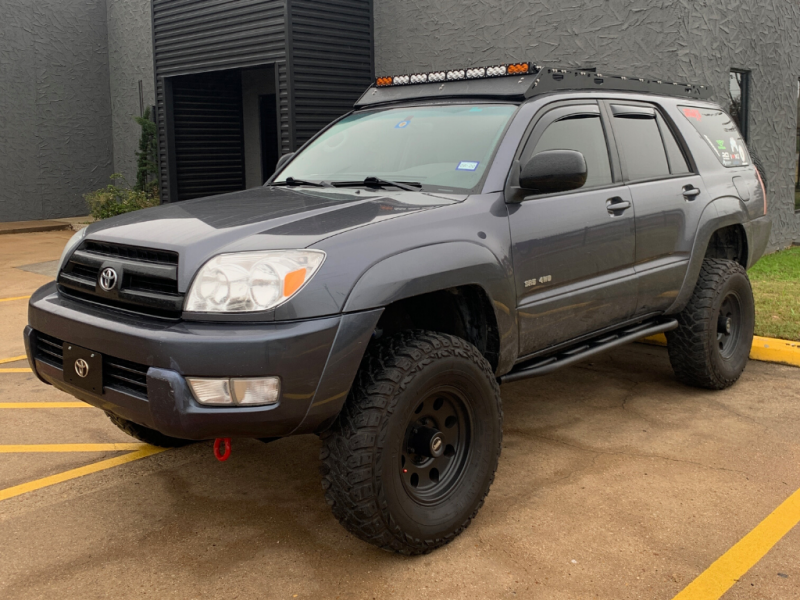 Cali Raised LED Cali Raised 03-09 Toyota 4Runner Trail Edition Bolt On Rock Sliders - No Kick Out / Raw Steel CR2743