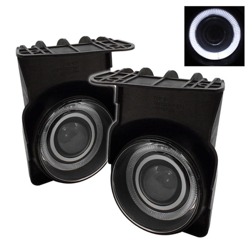 Spyder GMC Sierra 1500 03-06/Sierra 1500HD 03-06 Halo Projector Fog Lights w/swch Clear FL-P-GS03-HL 5021434