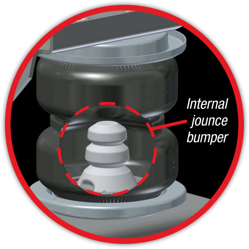 AIRLIFT Replacement Air Spring - Loadlifter 5000 Ultimate Bellows Type w/ inte