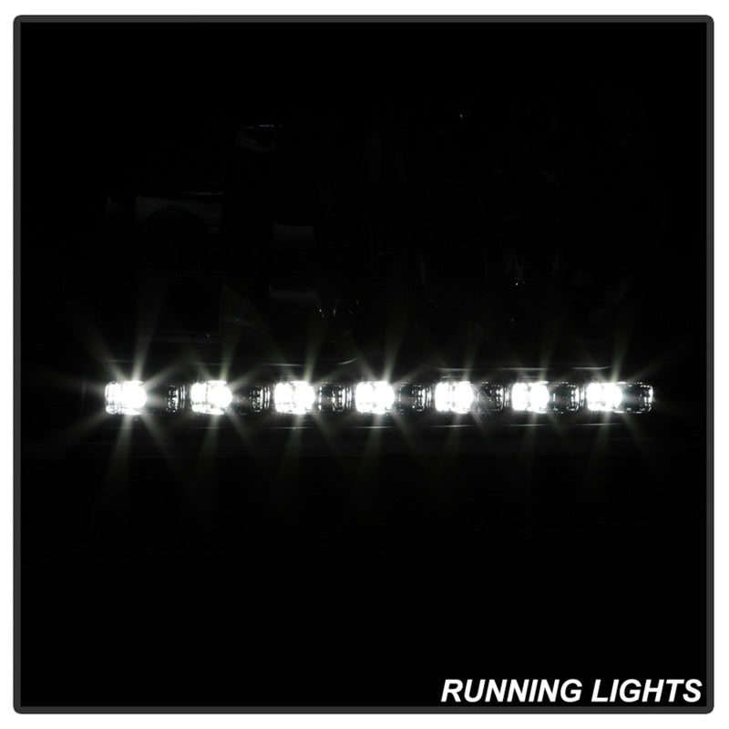 SPYDER Xtune Dodge Charger 06-10 1Pc LED Crystal Headlights Black HD-ON-DCH05-1PC-LED-BK 5017635