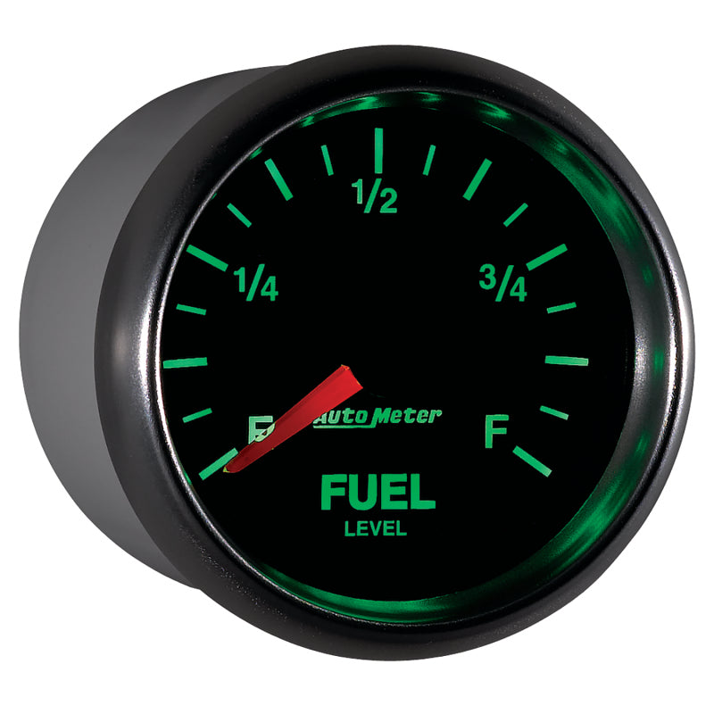 AutoMeter GS 2 1/16in. 0-280 Ohms Fuel Level Gauge - Stepper Motor 3810