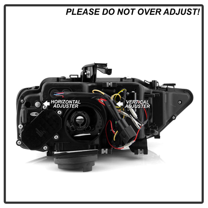 Spyder 13-16 Audi A4/S4 Halogen Model Only Projector Headlights - Black PRO-YD-AA413HALSI-BK 5088321