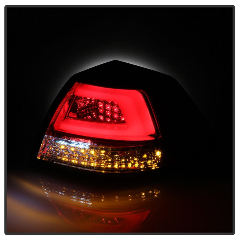 Spyder Pontiac G8 08-09 Version 2 Light Bar LED Tail Lights - Red Clear- ALT-YD-PG808V2-LB-RC 5086075