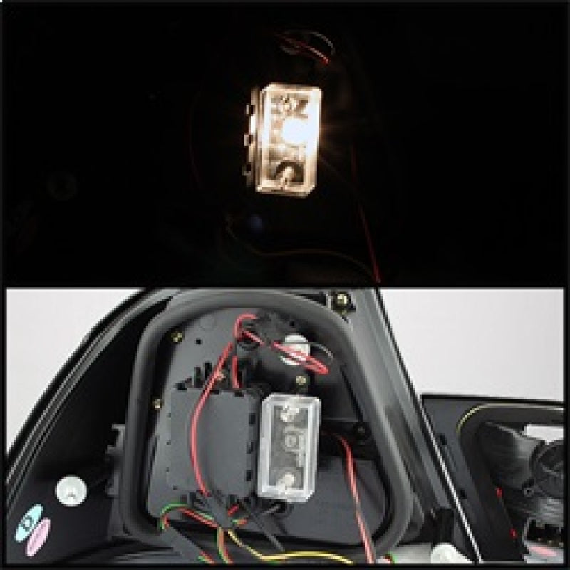 Spyder BMW E46 00-03 2Dr Coupe Light Bar LED Tail Lights Red Clear ALT-YD-BE4600-LBLED-RC 5073822